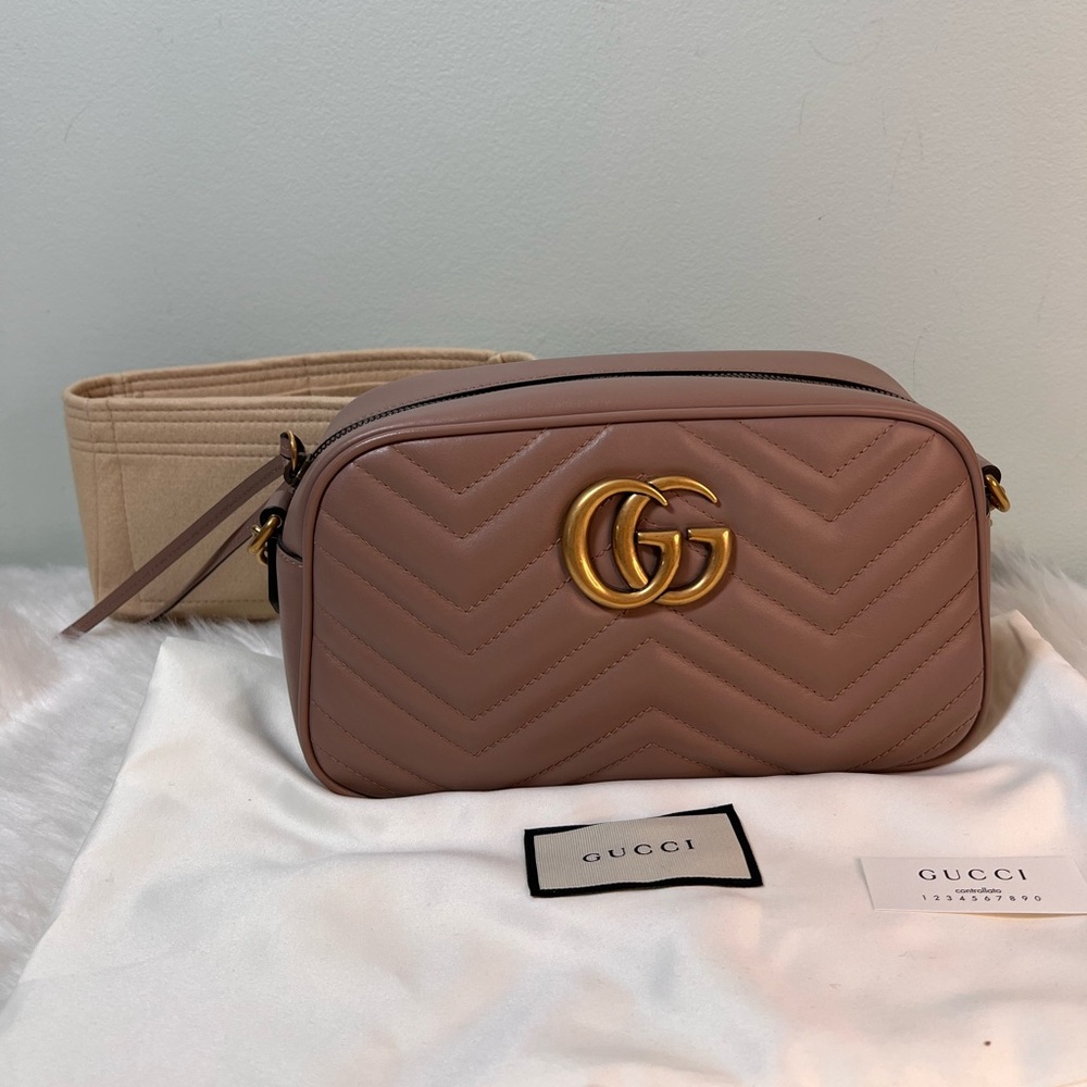 Gucci ❌❌sold❌❌Marmont small shoulder bag dusty pink